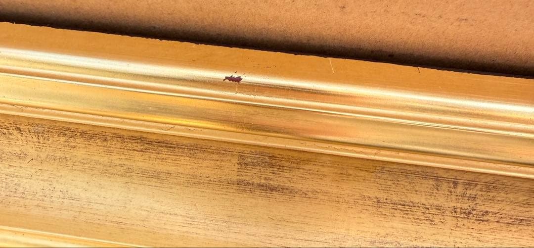 M50サイズ金色の大きな油彩額縁　送料込み1/27 倉庫① ガラス無し供箱付き