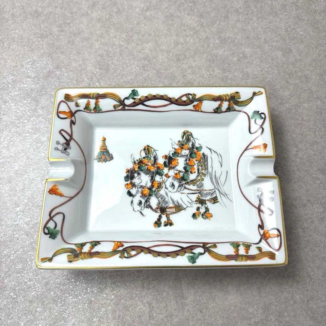 HERMES エルメス アッシュトレイ 灰皿 小物入れ 陶器 コレクション